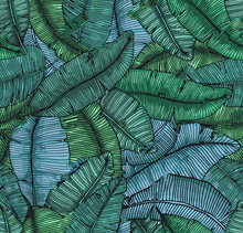 Высококачественный фон для фотостудии с изображением банановых листьев тропической текстуры компьютерная печать на стене 2024 - купить недорого
