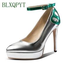 BLXQPYT Sapato Feminino Women Shoes High Heel 11.5CM Size 30-50 Shoes Women Zapatos Mujer Pumps Sandals Chaussure Femme HQ6 2024 - buy cheap