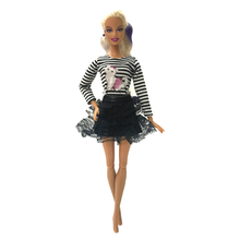 Один комплект из куклы NK, платье, модная юбка, вечерние платья для куклы Барби, аксессуары, детские игрушки, девочка, лучший подарок 054A DZ 2024 - купить недорого