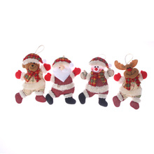 2018 Merry christmas ornaments christmas Gift Santa Claus Snowman Tree Toy Doll Hang Decorations for home Enfeites De Natal 2024 - buy cheap