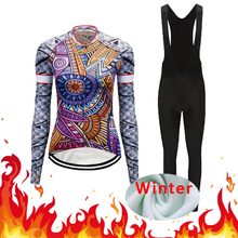 Women Cycling Clothing Set Women Winter Thermal Fleece Bicycle Clothes Kit Road Bike Jersey Dress Suit Uniform Maillot Jumpsuit 2024 - buy cheap