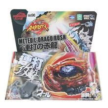 Ultimate Meteo L-Drago Rush Red Spinning Top STARTER SET w/Launcher & Ripcord 2024 - купить недорого