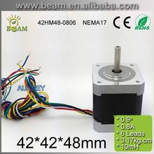 Free shipping 3pcs 0.9 degree 3.17Kg.cm 0.4A 42mm with 6 Outgoing Line 2 Phase Hybrid Stepper Motor NEMA17 Bipolar Step Motor 2024 - buy cheap