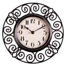 10 дюймов утюг ремесла старинные настенные часы дизайн украшения с часы движение механизм тихая часы настенные часы на кухню часы настенные часы на стену будильник старинные 2024 - купить недорого