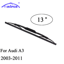 Clwiper сзади стеклоочистителей для Audi A3 (2003-2011) 2004 2005 2006 2007 2008 заднее стекло автомобиля стеклоочиститель лобового стекла лезвия 13" 2024 - купить недорого