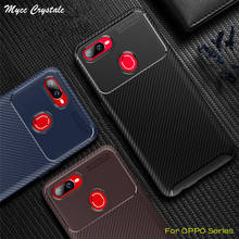 For OPPO F9 Pro Case Network Design Soft Carbon Fiber Case For OPPO F7 Youth A7 K1 A3 A7X R17 RX17 Neo Realme 1 2 Pro C1 Cover 2024 - buy cheap