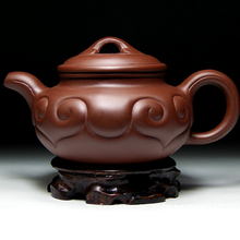Большой чайник Исин Чайник Фиолетовый глиняный горшок емкость около 450 мл чайный чайник 2024 - купить недорого