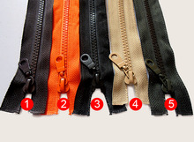 80cm length DIY #5 resin zipper open end zipper applied to coat 11 colors choice 10pcs lot 2024 - buy cheap