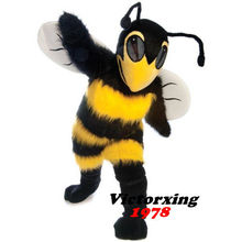 New Adult Foam Cute Black Hornet Bee Party Mascot Costume Christmas Fancy Dress Halloween Girl Mascot Costume Free Ship 2024 - buy cheap