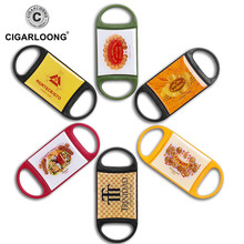 CIAGARLOONG-accesorios para fumar cigarros, cortador de cigarros de doble dedo, tipo elástico, cuchillo, tijeras, cuchillo de cigarrillo, CL-B015 de guillotina 2024 - compra barato