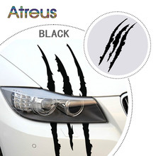 40 x 12cm Car-Styling Scratch Stripe Headlight Stickers For Renault Chevrolet cruze Opel astra h Nissan Juke Peugeot 307 308 407 2024 - buy cheap
