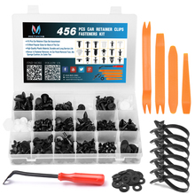 MICTUNING Auto Plastic Fasteners Kit 456pcs Car Retainer Clips Fastener Remover Removal Puller Pry Tool Set Door Trim Panel Clip 2024 - buy cheap