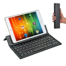 Новая умная внешняя портативная трехслойная складная алюминиевая Bluetooth клавиатура для Samsung Galaxy Tab S2 T810 T815C T819C T813 9,7'' 2024 - купить недорого