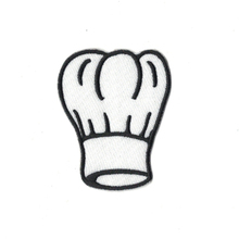 embroidery iron on patches for Clothing Cartoon Chef hat Stickers applique 2024 - buy cheap