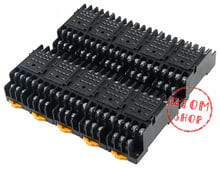 10pcs PYF14A 14 Pin Terminal Relay Socket Base Black for MY4NJ base HH54P Power Relay 2024 - buy cheap