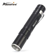Портативный мини-фонарик AloneFire MN22 CREE XPE, светодиодный фонарик с фокусировкой, карманный водонепроницаемый светильник с питанием от батарейки AAA 2024 - купить недорого