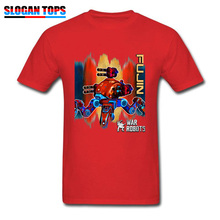 Hip Hop T Shirt WR D07 Men's T-shirts War Robots Tops & Tees Unique TShirt Punk Streetwear Modern Letter Tshirt Red Customized 2024 - buy cheap