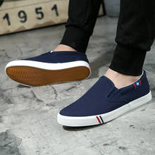 Mens Casual Shoes Men Loafers 2019 Spring Summer Breathable Lace-Up Canvas Shoes Brand Fashion Flats Plus Size Footwear 35-47 2024 - buy cheap