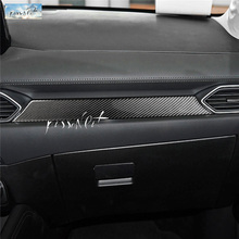 Pegatinas de Interior de coche de fibra de carbono para decoración de Panel de instrumentos, accesorios de estilo de coche para Mazda CX-5 CX 5 CX5 2018 2017 2024 - compra barato
