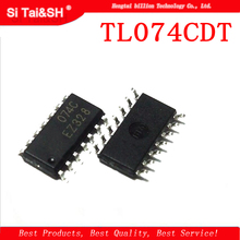 10 pces tl074cdt sop8 tl074 sop tl074c smd 074c tl074cdr sop-8 ic novo e original 2024 - compre barato