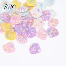 JOJO BOWS 30mm 10pcs DIY Craft Supplies Pearl Shell Planar Resin Accessories For Phone Case Sticker Handmade Apparel Decoration 2024 - buy cheap