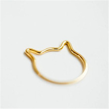Fashion Cute Kitty 3D Line Ring Contracted Animal Cat Style Suitable for Women 2024 - buy cheap