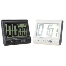 White / Black Magnetic Large LCD Screen Digital Kitchen Timer Alarm Count Up / Down - 2 Colors Optional 2024 - buy cheap