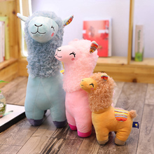 Cute 35/45cm Color Alpaca Llama Plush Toy Doll Animal Stuffed Animal Dolls Japanese Soft Plush Alpacasso For Kids Birthday Gift 2024 - buy cheap