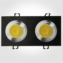 Hot sale 20W Dimmable 110V/220V Double LED Recessed Ceiling Down light +Driver Warm Cool White For Foyer Dinning room Kitchen 2024 - buy cheap