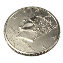 Магический макросъемка в уличном стиле кусающая монета и восстановленная иллюзия на половину доллара 2024 - купить недорого
