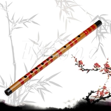 Clarinete de flauta de bambú largo tradicional, instrumento Musical para estudiantes, 7 agujeros, 42,5 cm, envío gratis 2024 - compra barato