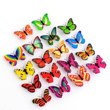 Colorful RGB Butterfly night light LED night lamp Beautiful Home Decorative Wall Nightlights Color Random led lamp battery 2024 - buy cheap