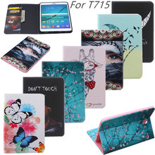 Luxury Fashion Cute PU Leather Flip Stand Wallet Case For Samsung Galaxy Tab S2 8.0 SM-T710 Tablet pc Case for T715 2024 - buy cheap