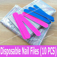 10pcs Professional Nail Files Sandpaper Buffers Slim Crescent Grit Artificial Nail Tips Tools disposable cuticle remover callus 2024 - buy cheap