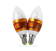 10pcs E14 3W 4W LED Candle Chandelier Light Bulb Lamp Warm Cool White Energy Saving 2024 - buy cheap