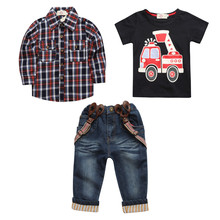 Boys Clothing Sets 2021 Autumn Winter Baby Kids Dance Clothes Outfit Boys Birthday Party Dress Suit For 2 3 4 5 6 7 Year Child 2024 - buy cheap