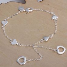 DT-H190 Hot Sale Bridal 925 Sterling Silver Bracelets for Women,Wholesale Christmas Gift Charm Fashion Ten Hearts Bracelet 2024 - buy cheap