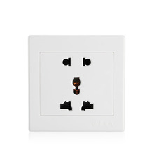 Universal 5 Hole Electric AC Power Outlet Panel Plate Wall Charger Dock Socket 2024 - buy cheap