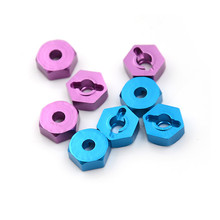 4pcs Aluminum Wheel Hex Nut 12MM With Pins Drive Hubs 4P HSP 102042 1/10 Upgrade Parts For 4WD RC Car Himoto Wholesale 2024 - buy cheap