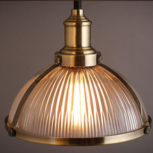 Vintage Glass Metal Pendant Lights Silver Bronze Pendant Lamp With Bulbs 110V/220V Pendant Light Hanging Lamp Fixture E27 WPL122 2024 - buy cheap