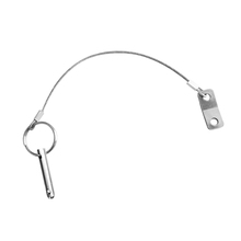 Quick Release Pin 1/4'', Stainless Steel with Lanyard, Bimini Boat Top Pin Quick release bimini top ball pin with Lanyard 2024 - buy cheap