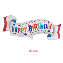 1PC Anniversary Birthday Banner Balloon Aluminum Foil Balloons Birthday Party Decorations Kids Supplies globos 2024 - buy cheap