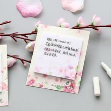Fresh Cherry Sakura Natural Memo Pad Sticky Notes Shopping Check List Escolar Papelaria School Supply Label 2024 - buy cheap