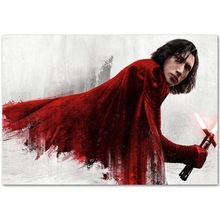 The Last Jedi Episode Movie Kylo Ren SILK POSTER Wall painting 24x36inch 2024 - buy cheap