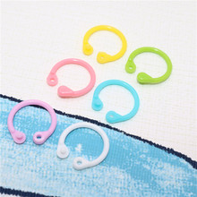 10 Box 300 Pcs Creative Plastic Multi-Function Circle Ring Office Binding Supplies Albums Loose-Leaf Colorful Book Binder Hoops 2024 - buy cheap