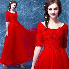 2019 new arrival stock maternity plus size bridal gown red evening dress a line lace sexy sashes floor length party dress 6712 2024 - buy cheap