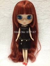 Бесплатная доставка, куклы без одежды, фабричная кукла (с красными волосами)