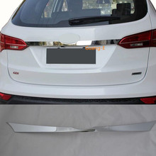 Car Styling Trunk Lid Cover Molding Stainless steel Rear Door Tail Gate Trim for Hyundai IX45 SantaFe Santa Fe 2013-2018 2024 - buy cheap