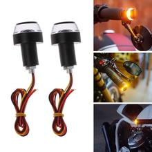 LED Handlebar Motorcycle Turn Signal Light Amber Indicator Flasher Blinker Grip 2024 - buy cheap