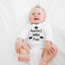 Infant Baby Girl Boy Aunties New Man Outfit Romper Playsuit Clothes Letter Print Soft Toddler Boys Girls Autumn Rompers 2024 - buy cheap